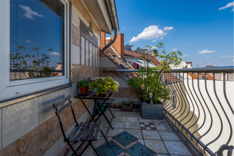 M_Terrasse_1 - Exklusive Dachwohnung mit Panoramablick am Volkspark Wilmersdorf