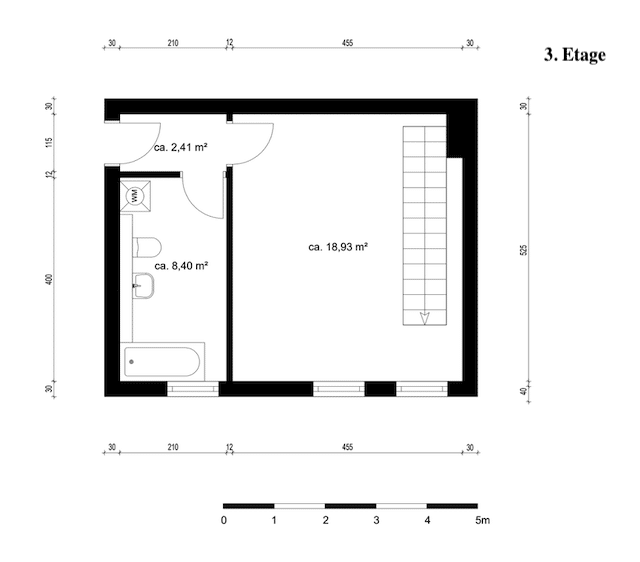 Bezugsfrei! 2 Zi. Maisonette im beliebten Friedrichshain - Grundriss 3OG