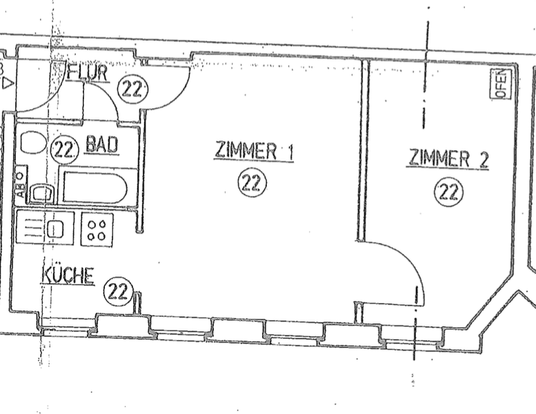 ZION49_WE22_GR - Ihre Kapitalanlage in der Zionskirchstr. - 1,5 Zimmer im ruhigen Seitenflügel