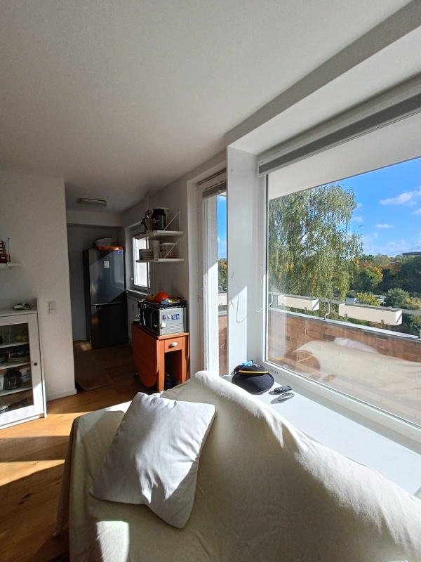 Modern 1.5-room apartment with sunny balcony at Attilastraße station - B2_Küche